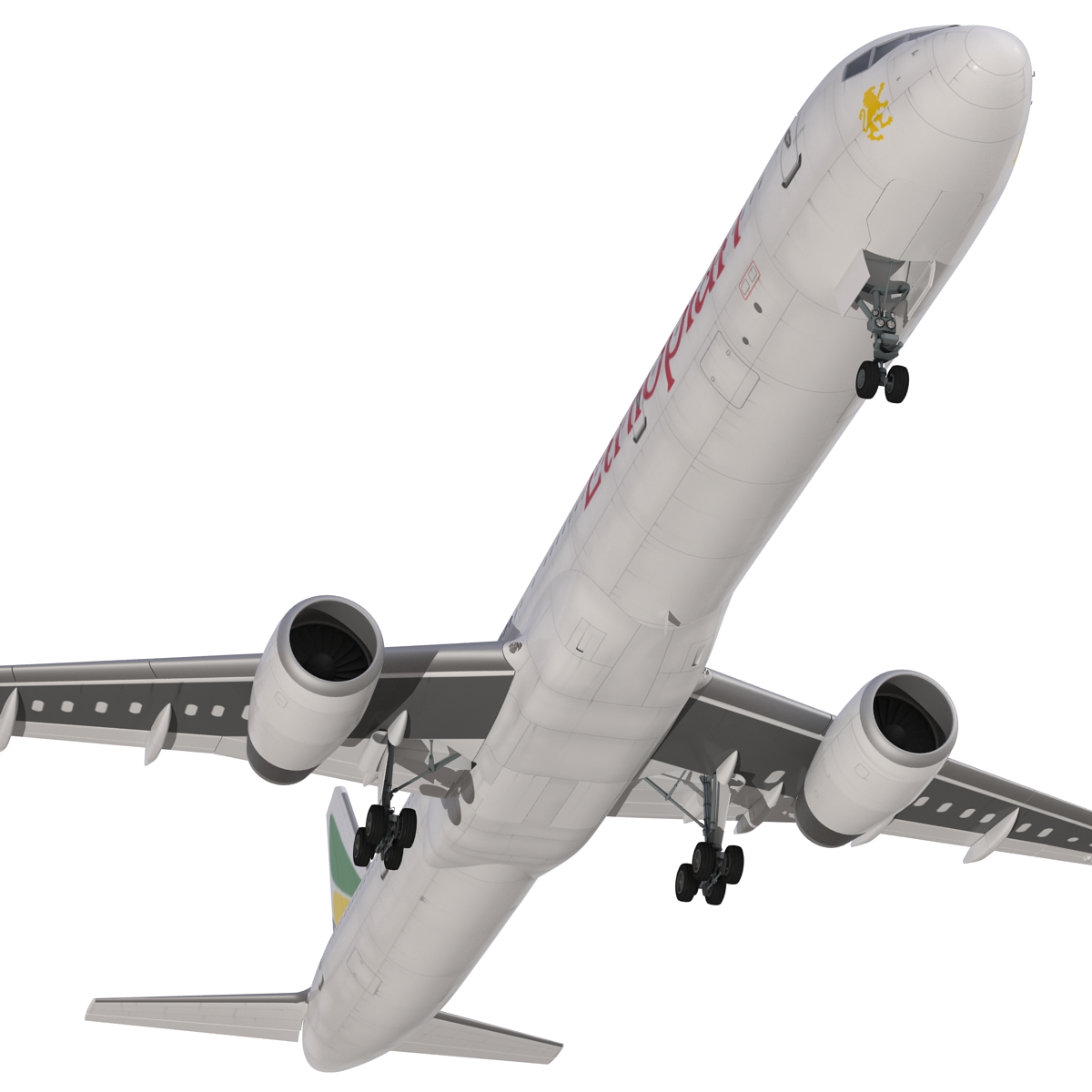 3D Boeing 757 300 Ethiopian Airlines model