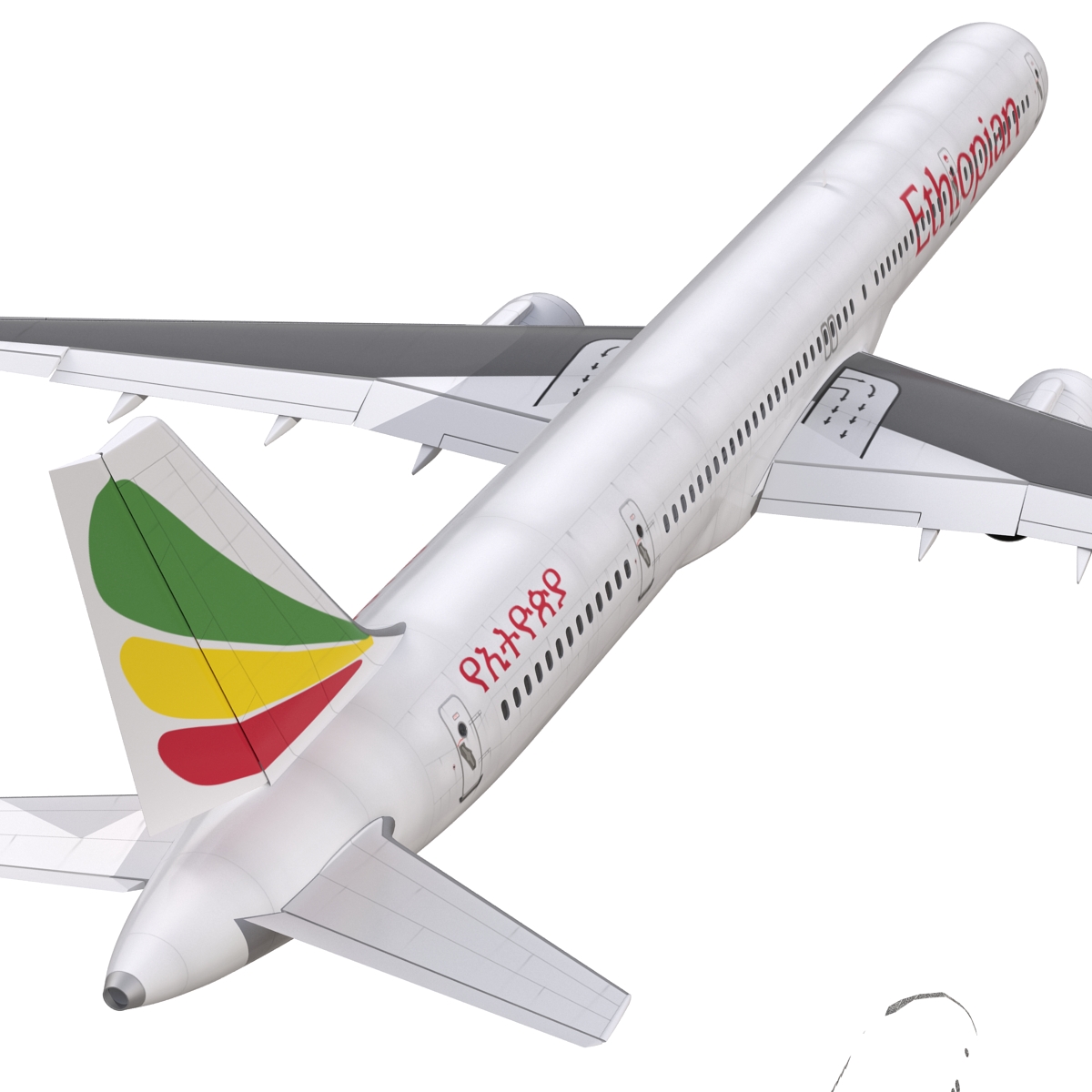 3D Boeing 757 300 Ethiopian Airlines model