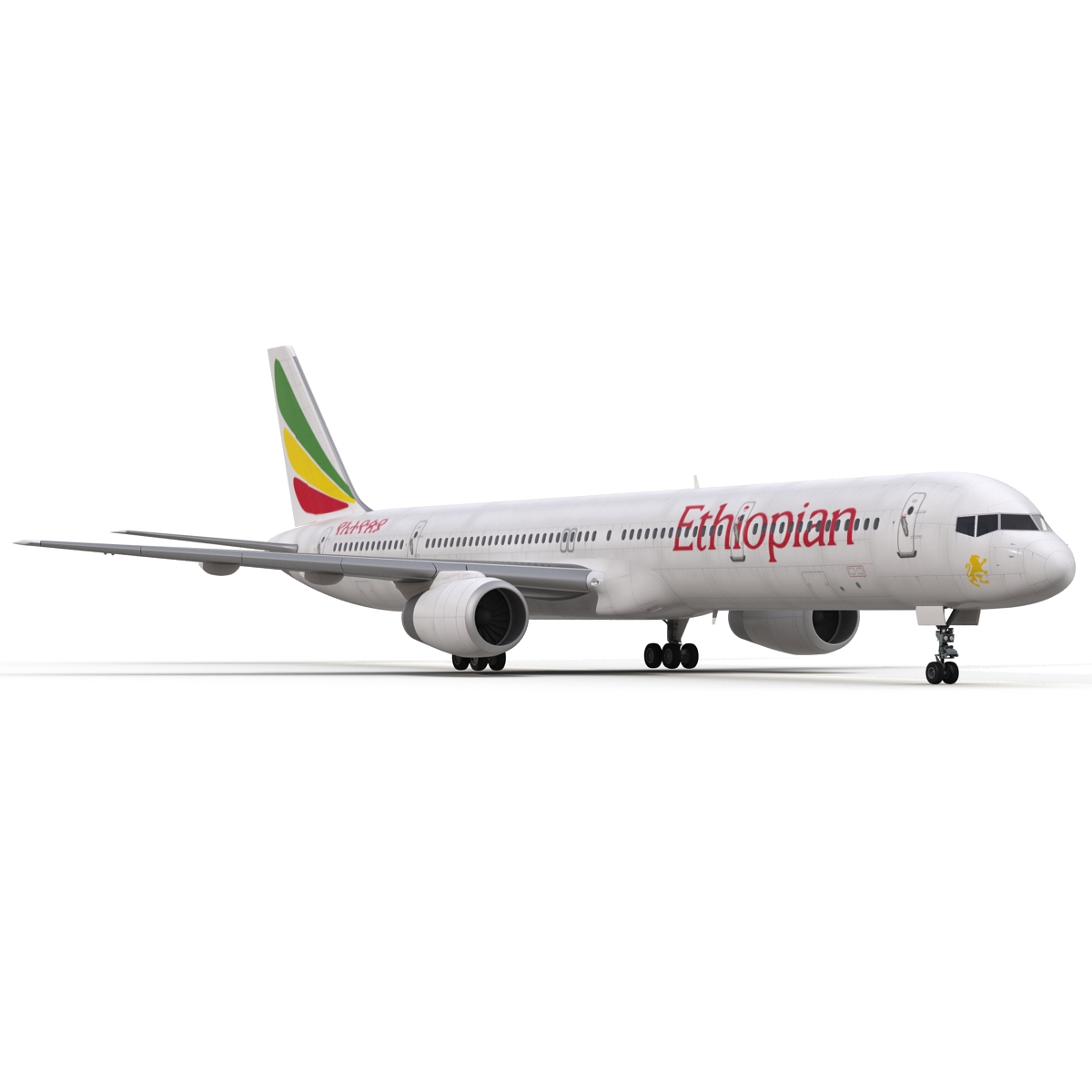 3D Boeing 757 300 Ethiopian Airlines model