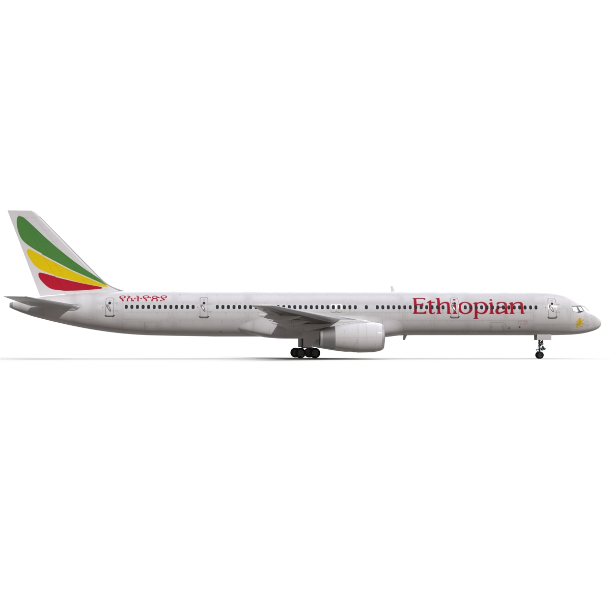 3D Boeing 757 300 Ethiopian Airlines model