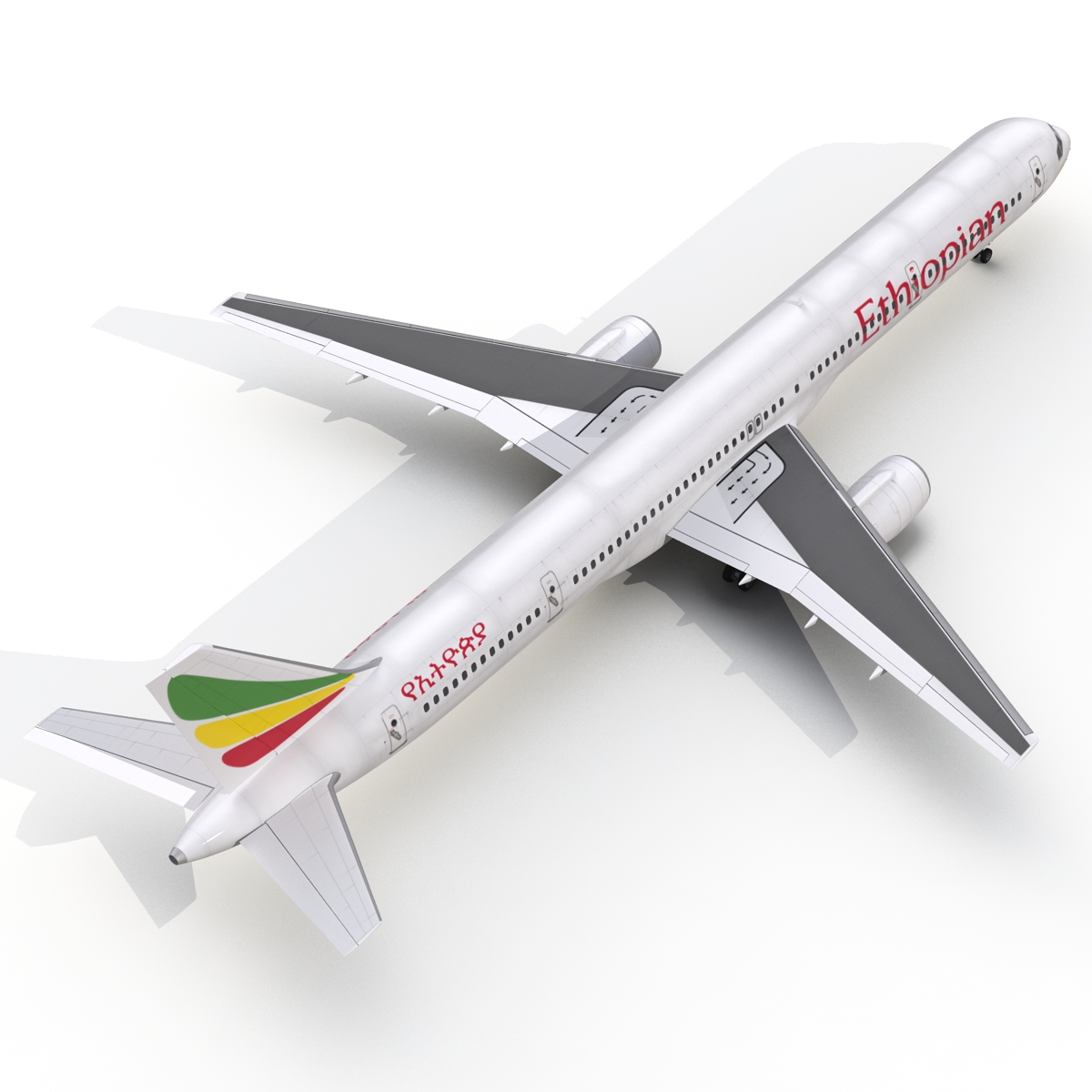 3D Boeing 757 300 Ethiopian Airlines model