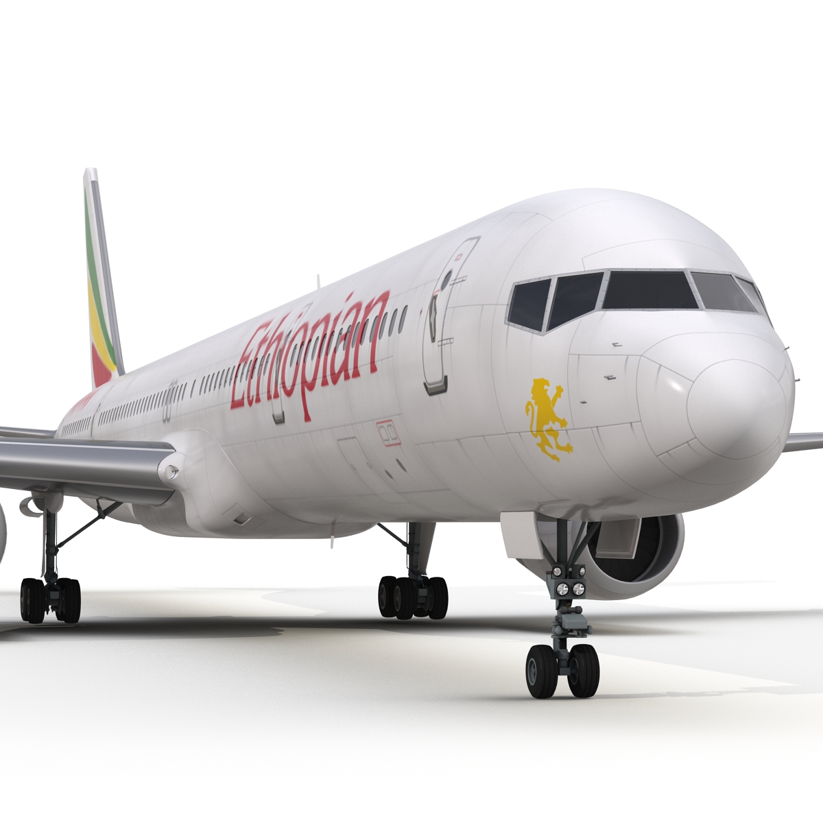 3D Boeing 757 300 Ethiopian Airlines model