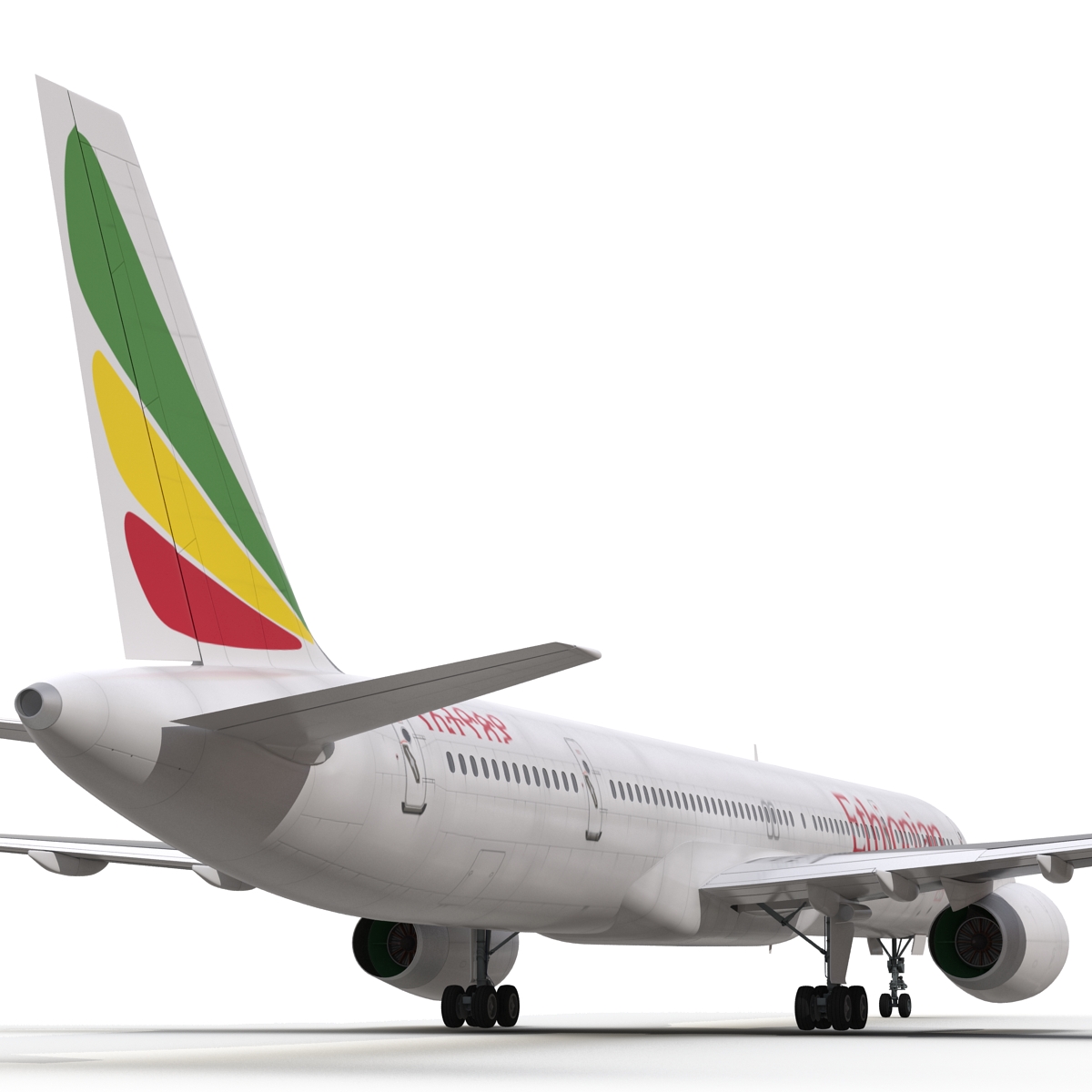 3D Boeing 757 300 Ethiopian Airlines model