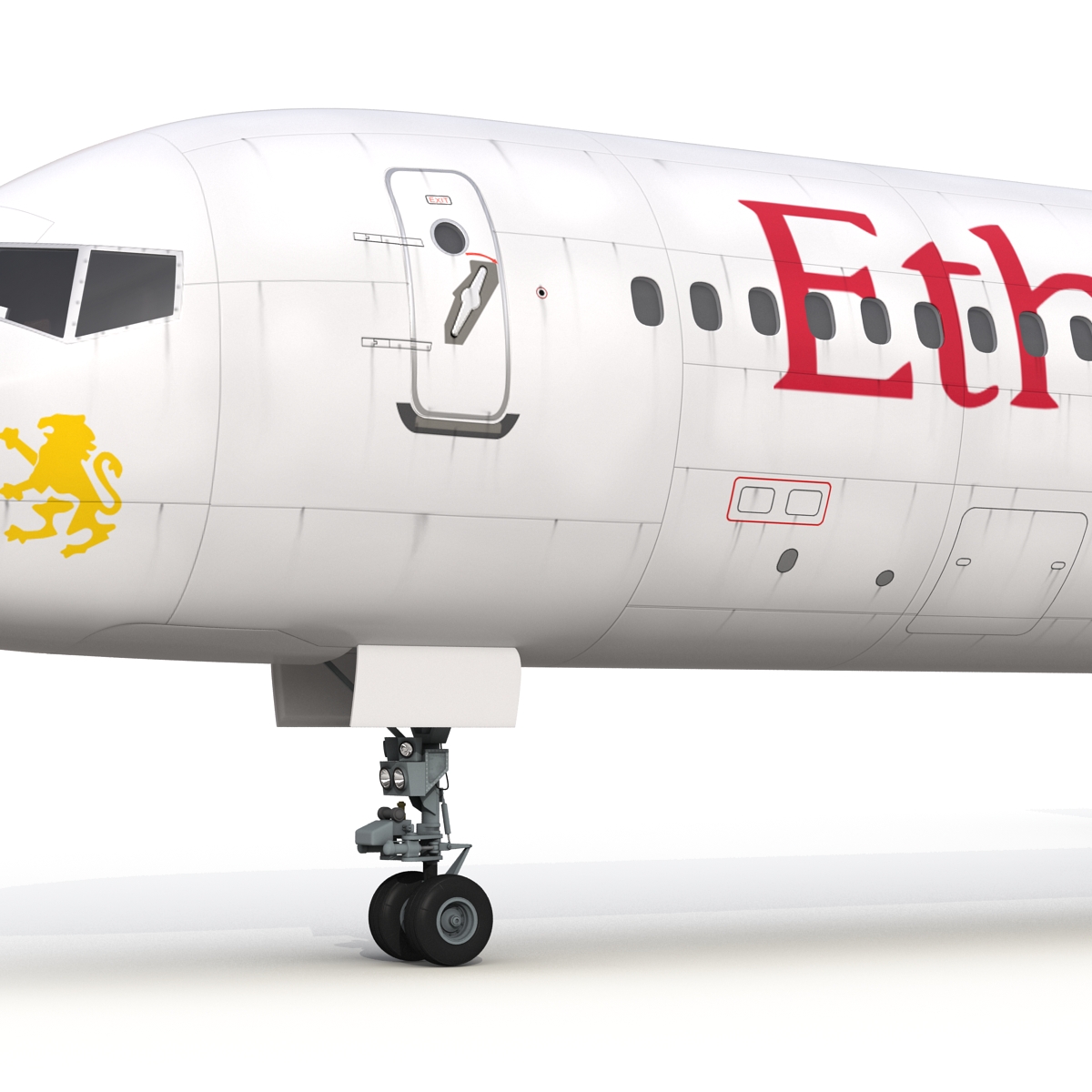 3D Boeing 757 300 Ethiopian Airlines model