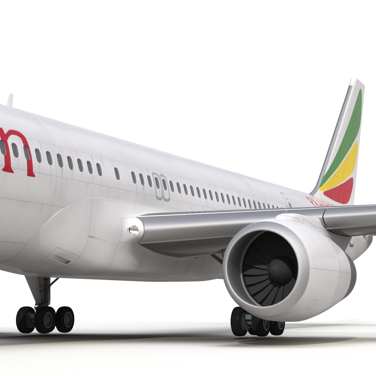 3D Boeing 757 300 Ethiopian Airlines model