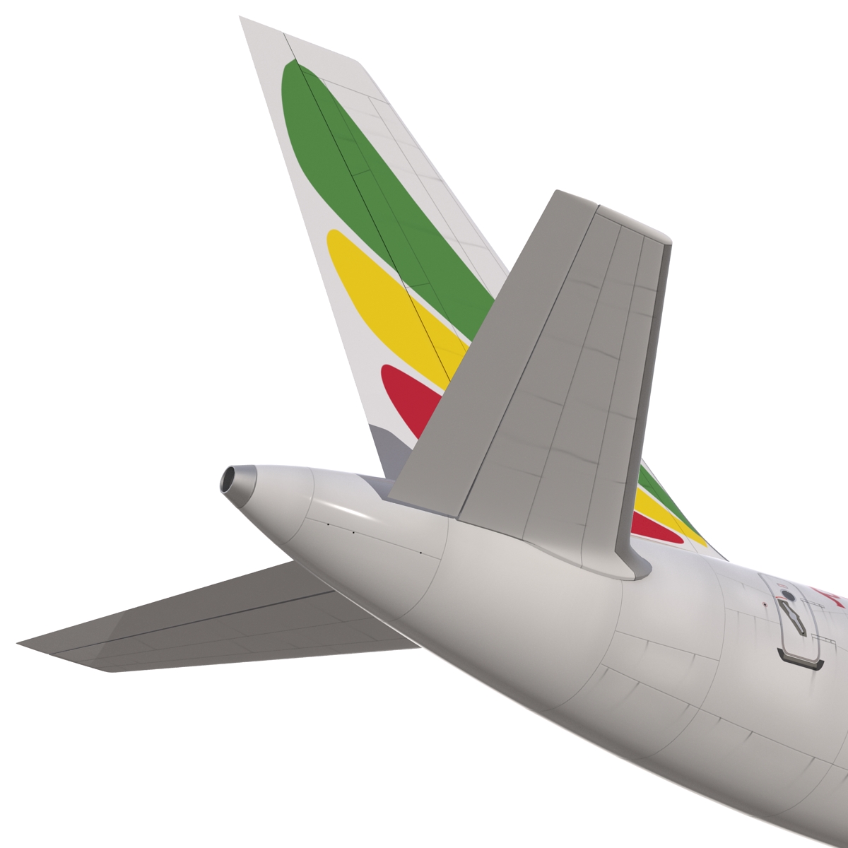 3D Boeing 757 300 Ethiopian Airlines model