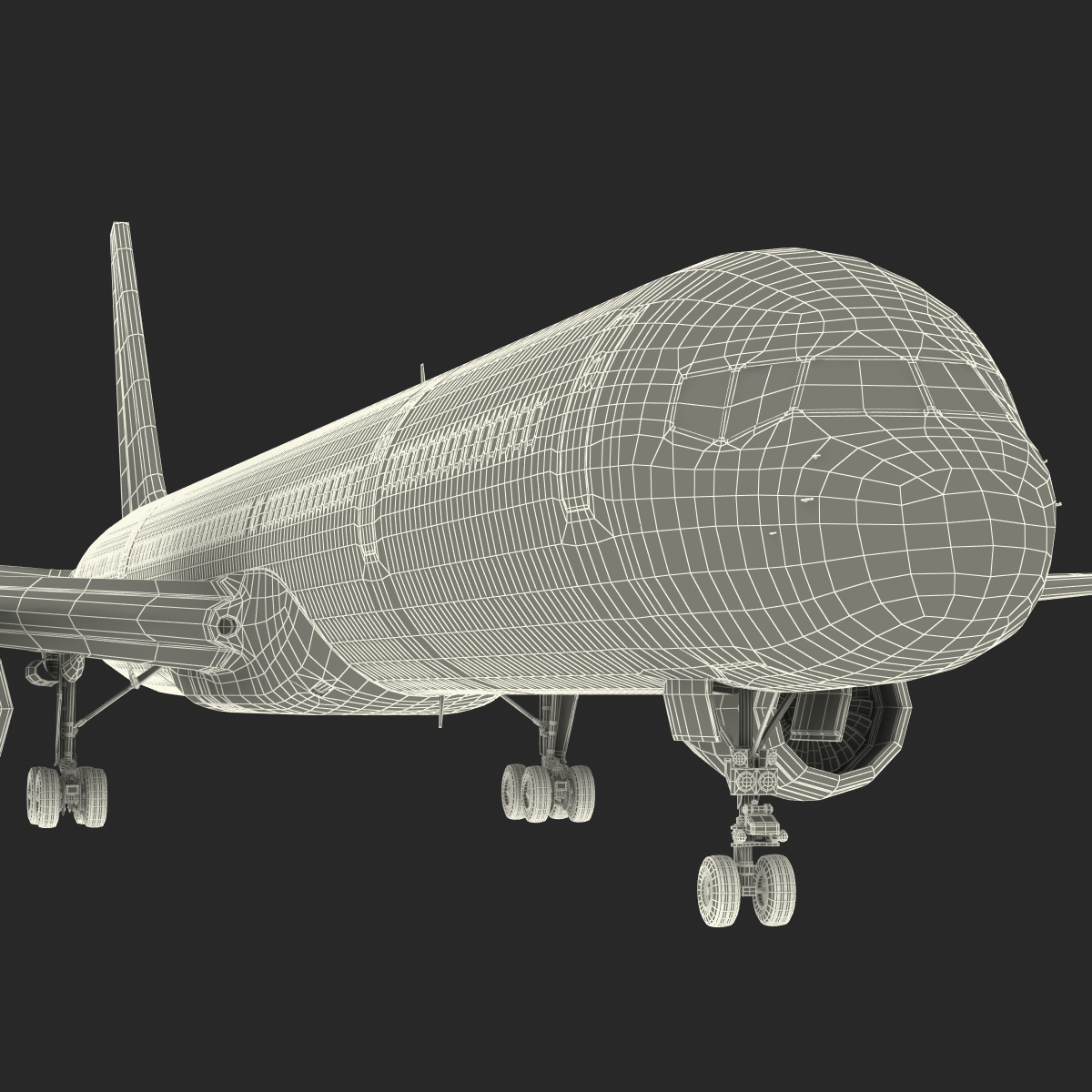 3D Boeing 757 300 Ethiopian Airlines model