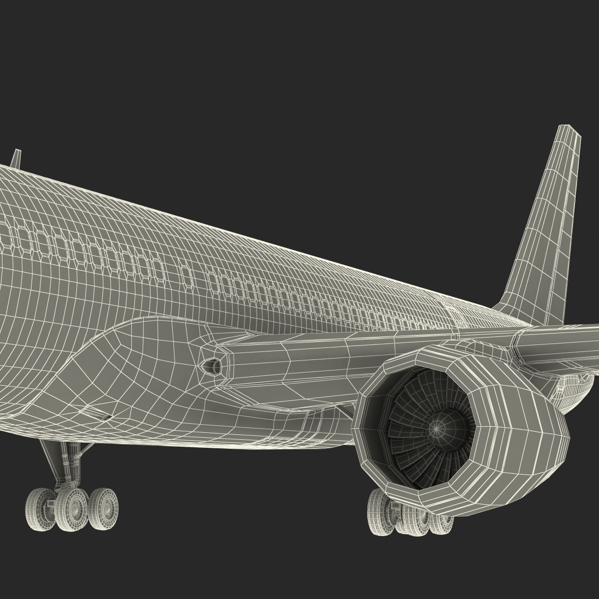 3D Boeing 757 300 Ethiopian Airlines model