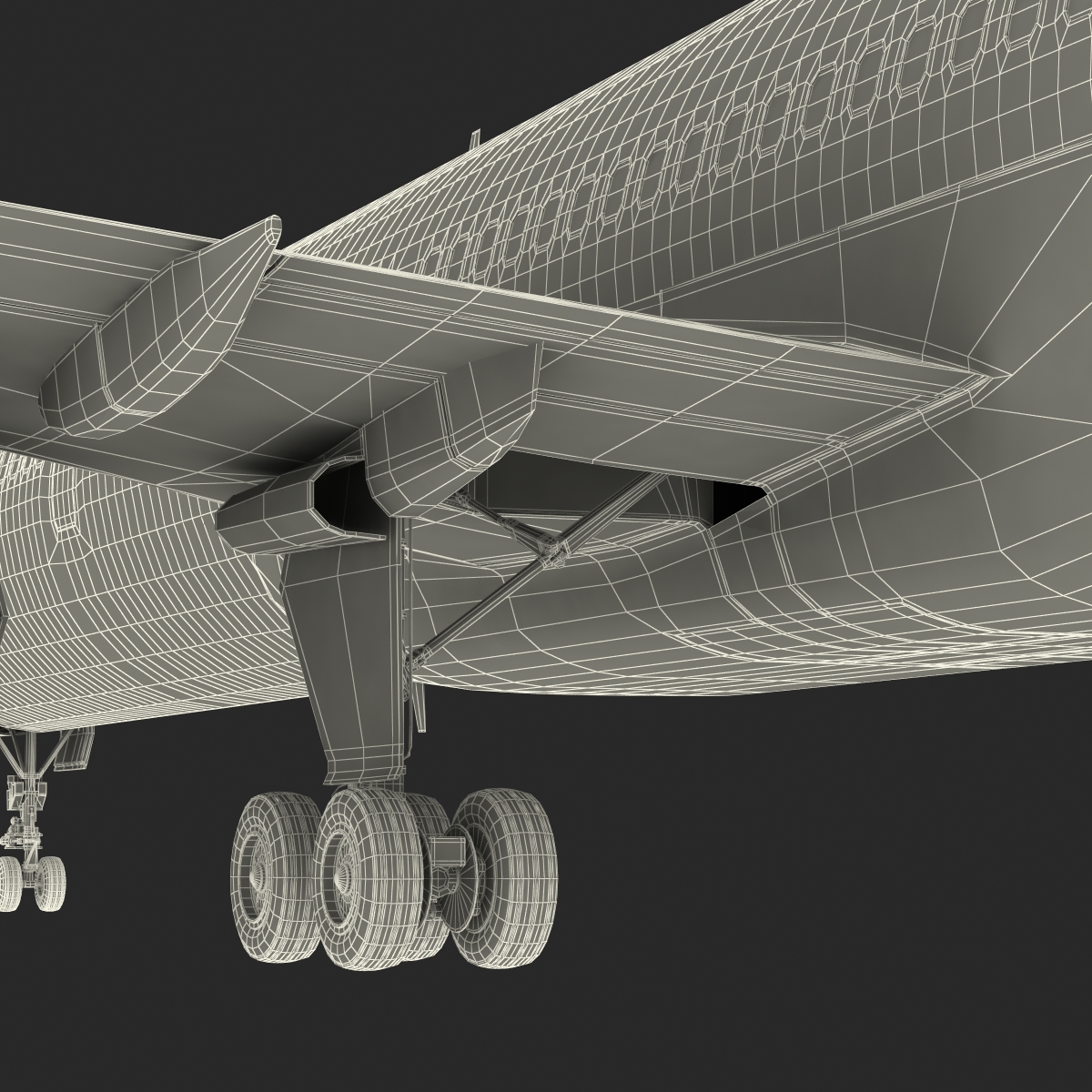 3D Boeing 757 300 Ethiopian Airlines model