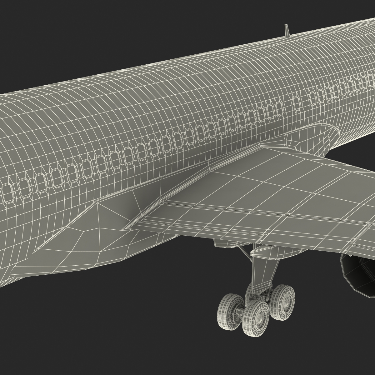 3D Boeing 757 300 Ethiopian Airlines model