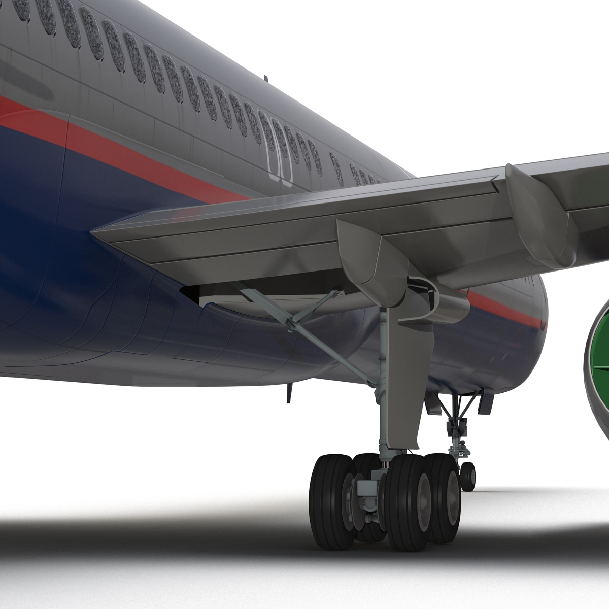 3D model Boeing 757 300 United Airlines