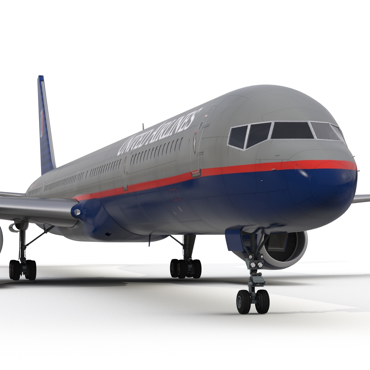 3D model Boeing 757 300 United Airlines