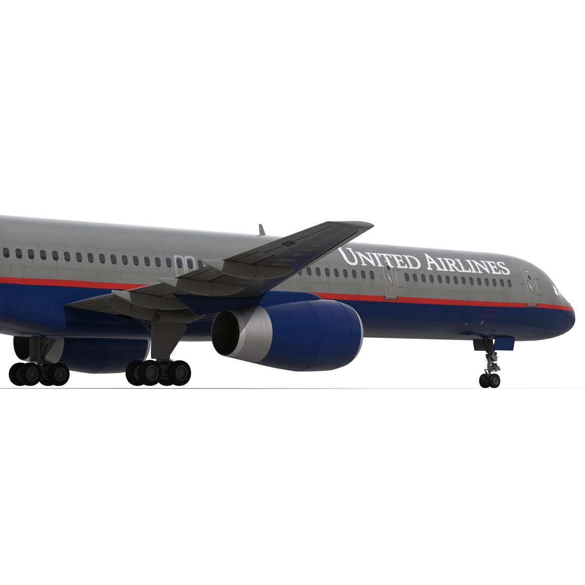 3D model Boeing 757 300 United Airlines