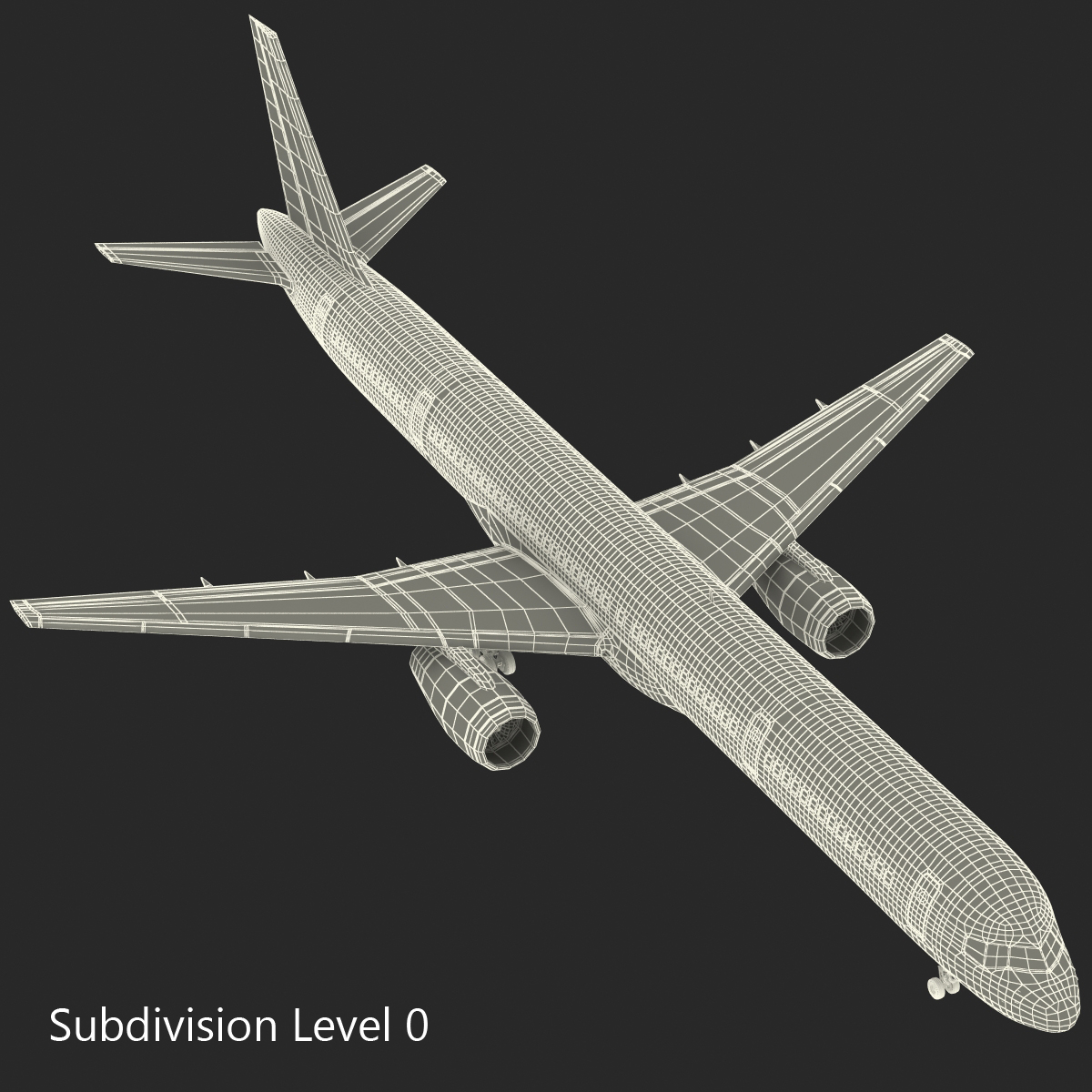 3D model Boeing 757 300 United Airlines