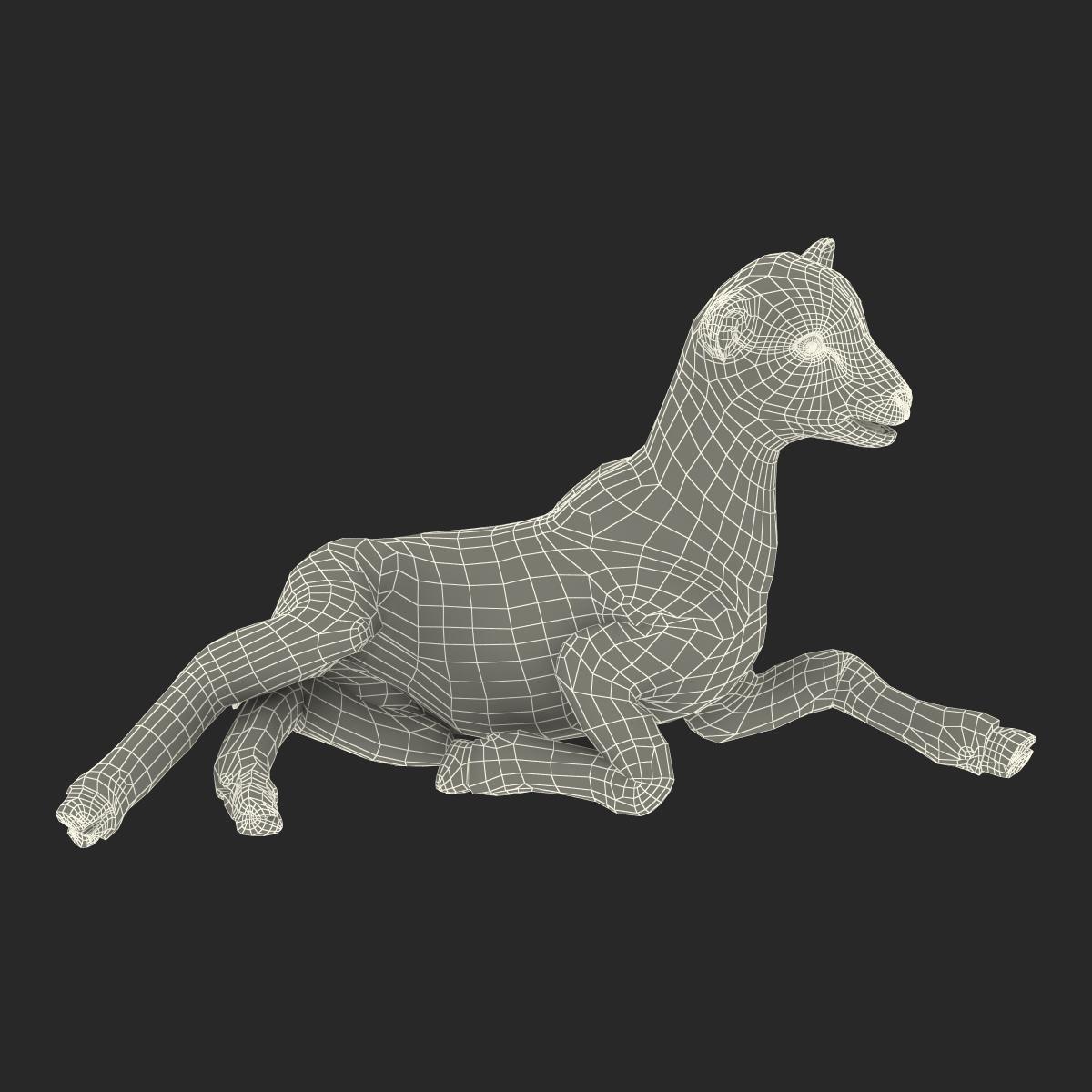 3D Lamb Pose 4