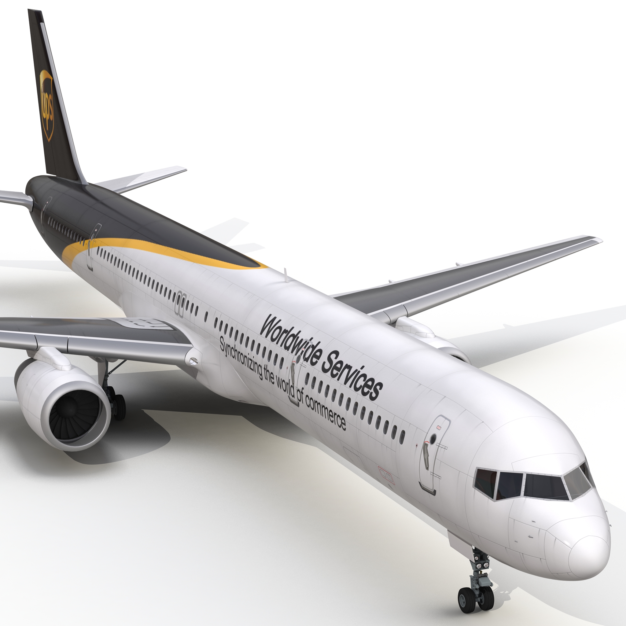 Boeing 757 300 UPS Airlines 3D