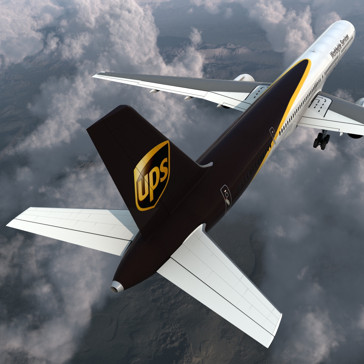 Boeing 757 300 UPS Airlines 3D