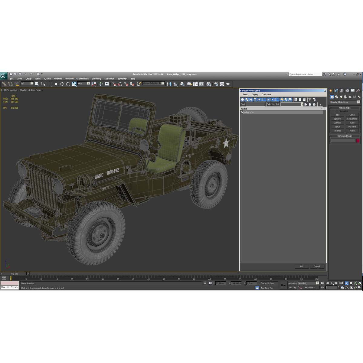 3D model Jeep Willys M38