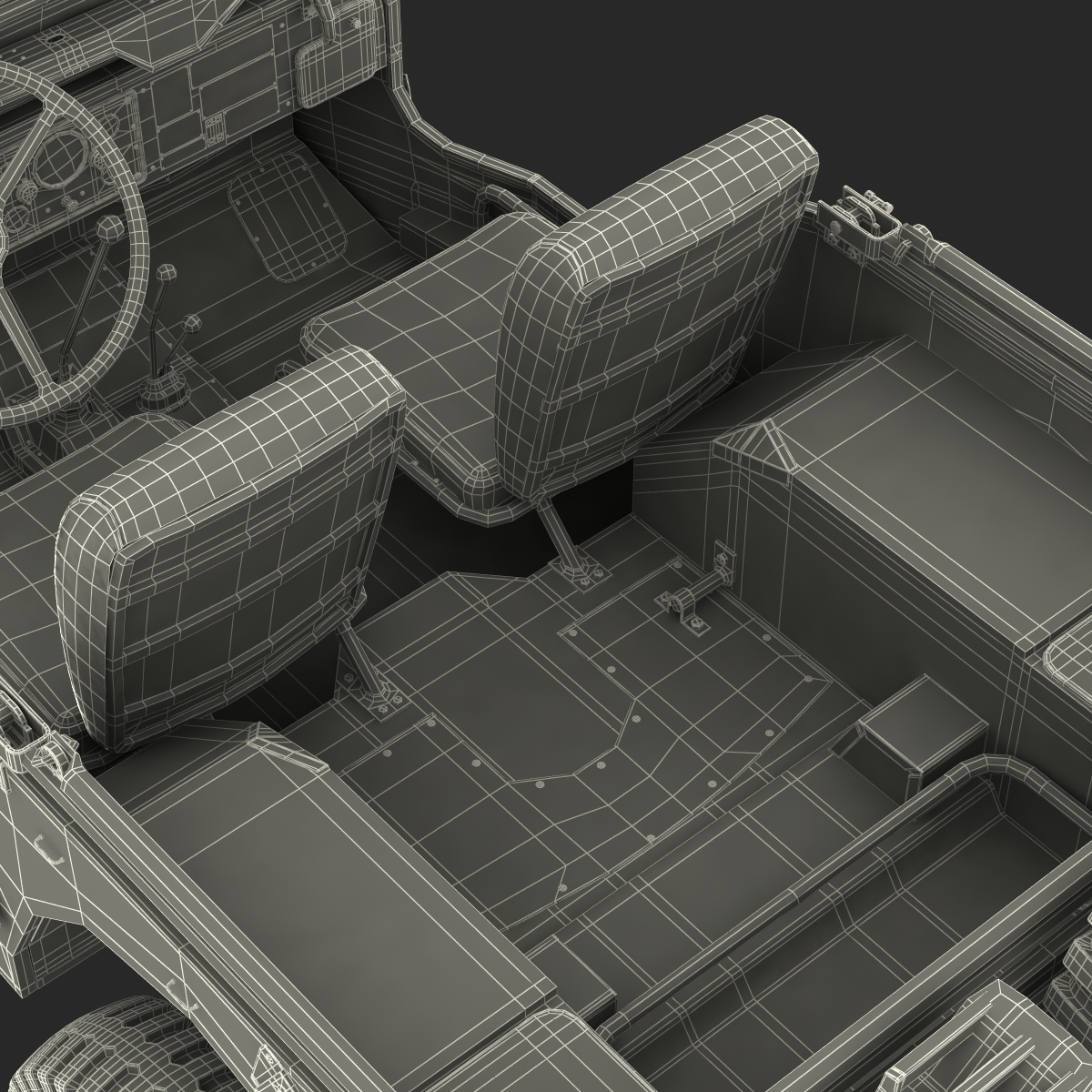 3D model Jeep Willys M38