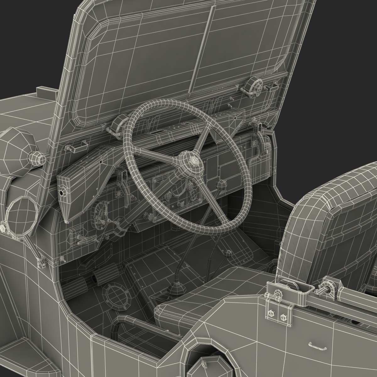 3D model Jeep Willys M38