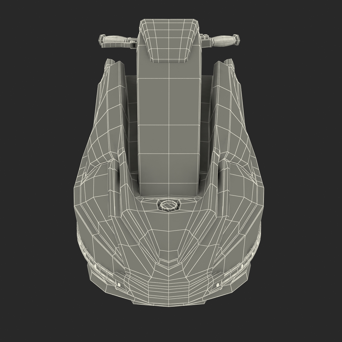 3D model Sport Water Scooter Kawasaki Rigged