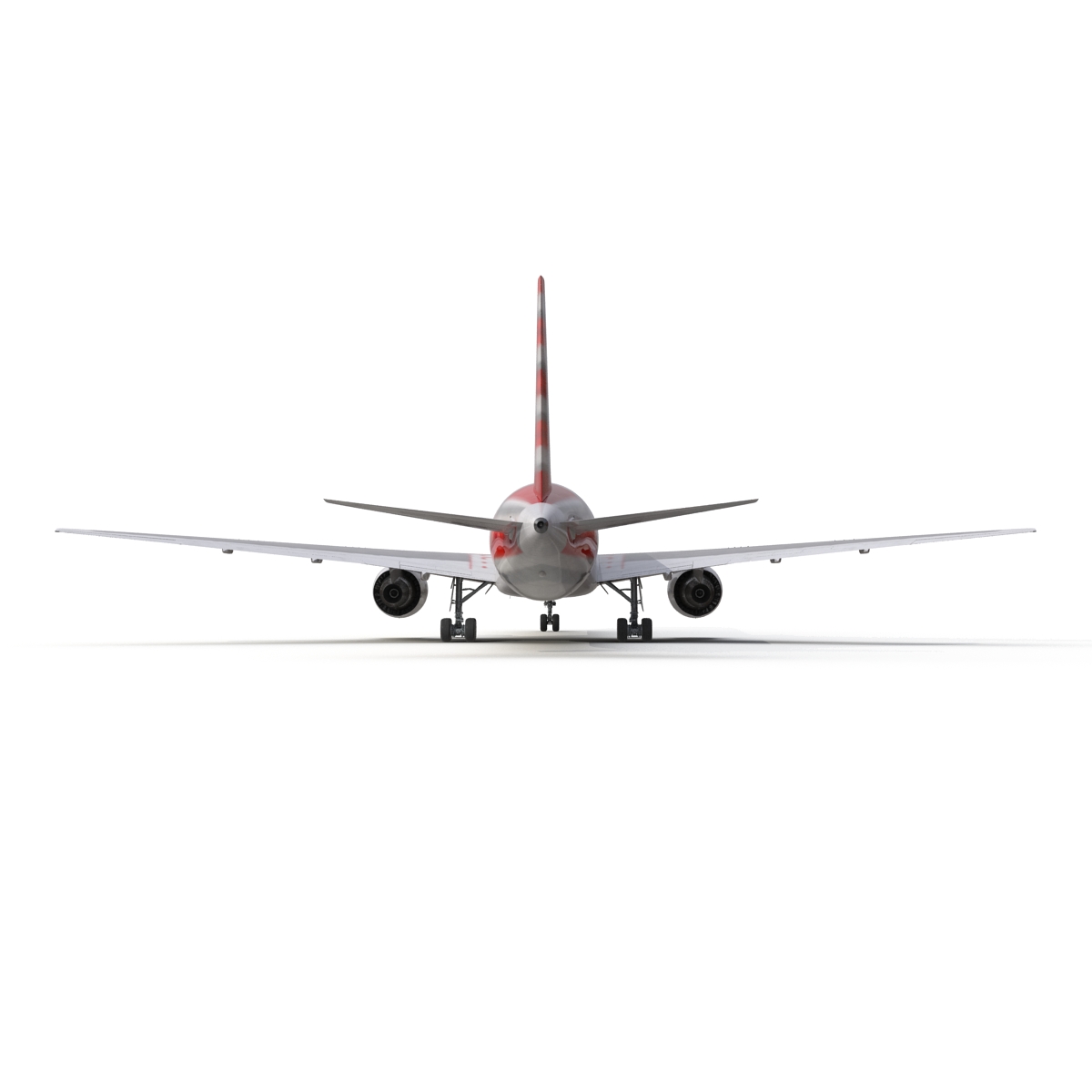 Boeing 767 300 American Airlines Rigged 3D model