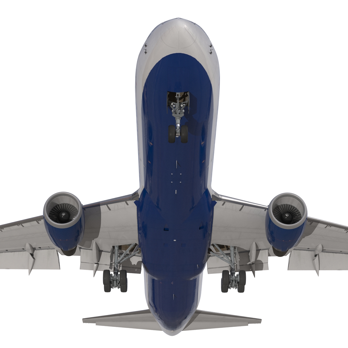 Boeing 767 300 British Airways Rigged 3D