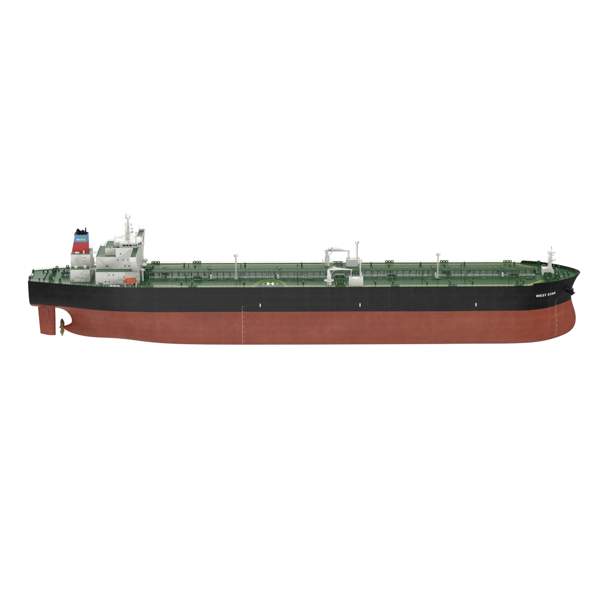 3D Supertanker Ship