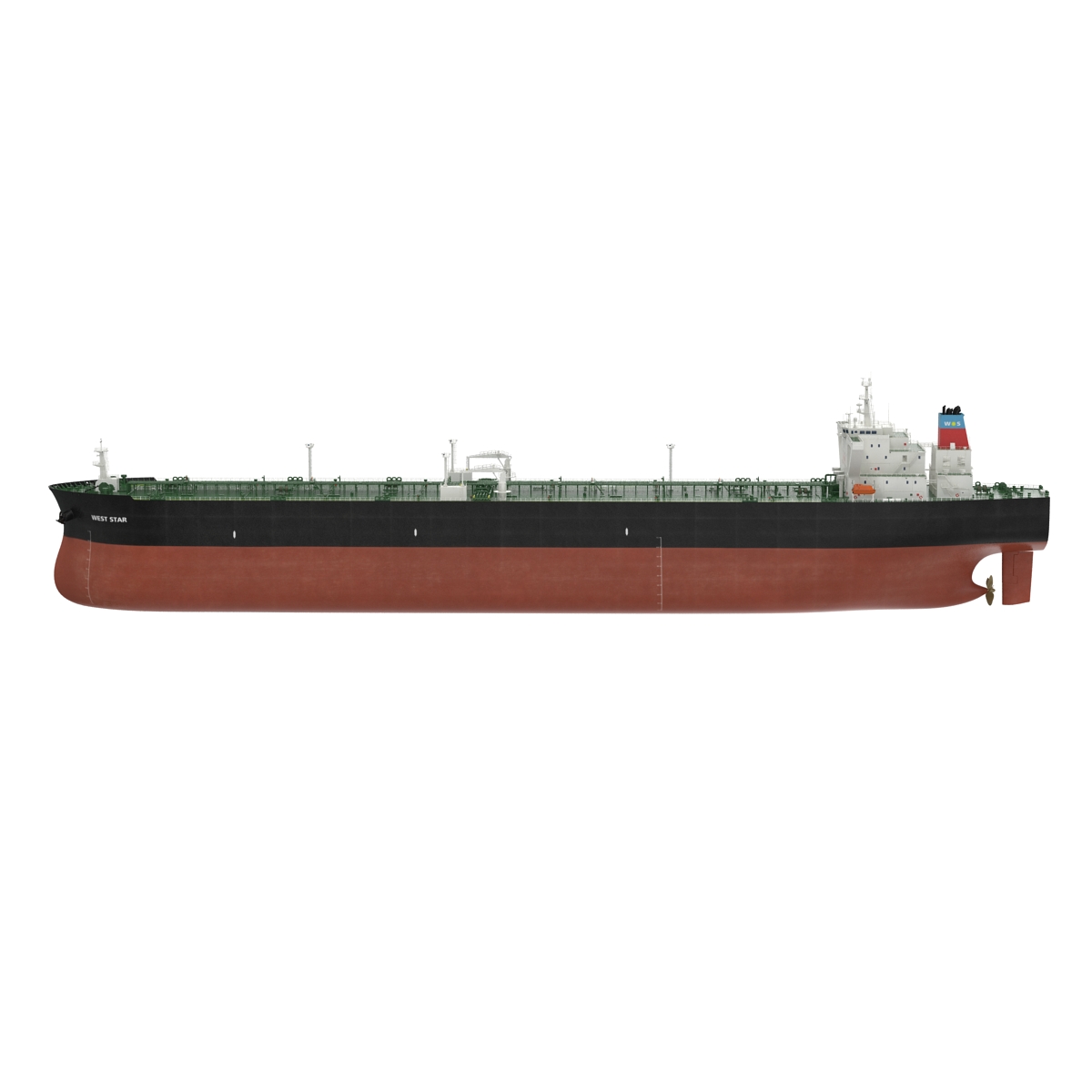 3D Supertanker Ship