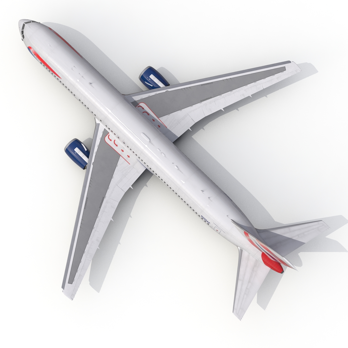 3D model Boeing 767 300 British Airways