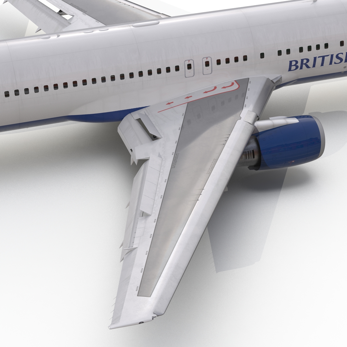 3D model Boeing 767 300 British Airways