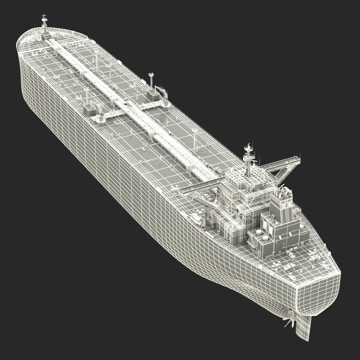 3D Supertanker Ship