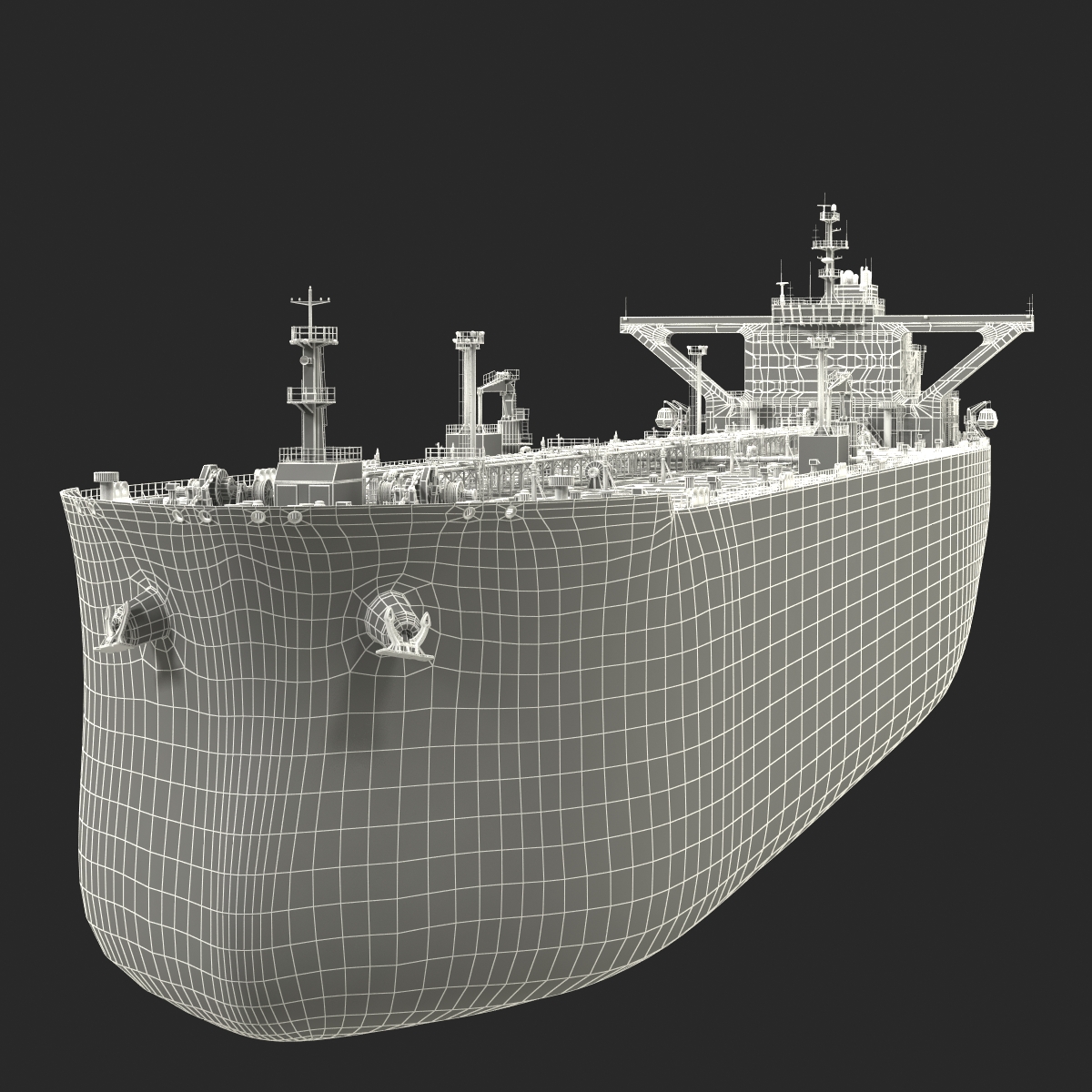 3D Supertanker Ship