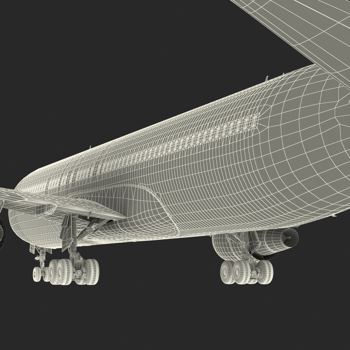 Boeing 767 300 British Airways Rigged 3D