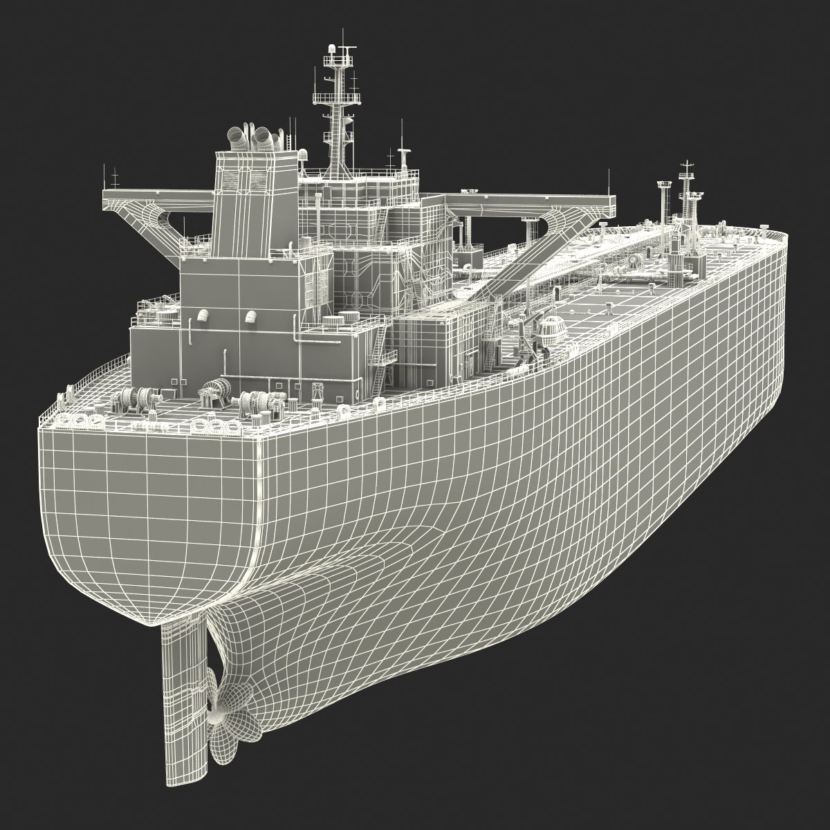 3D Supertanker Ship