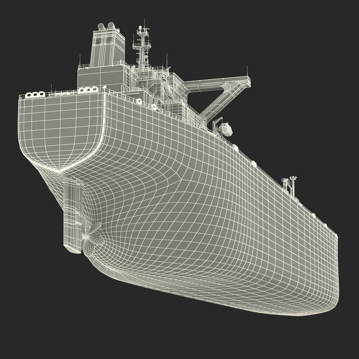 3D Supertanker Ship