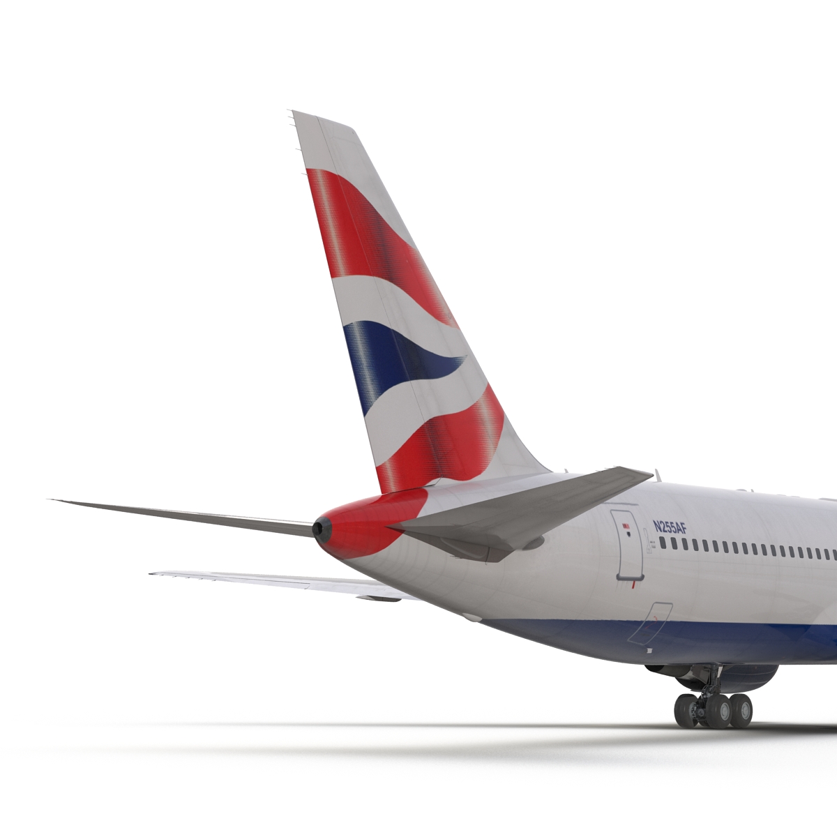 3D model Boeing 767 300 British Airways