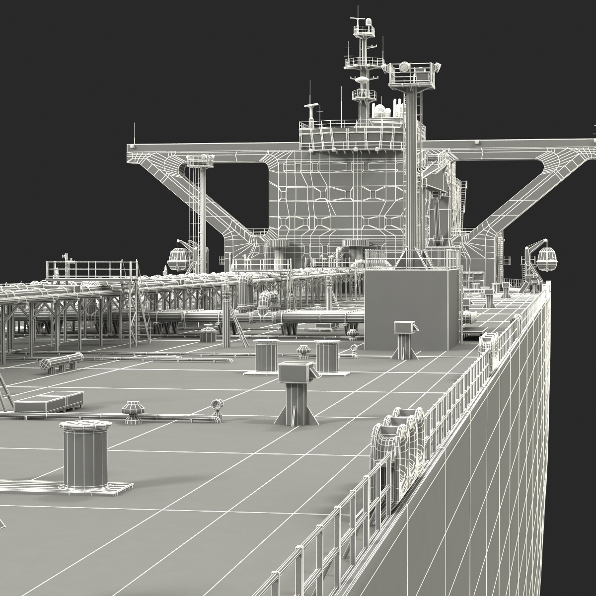 3D Supertanker Ship