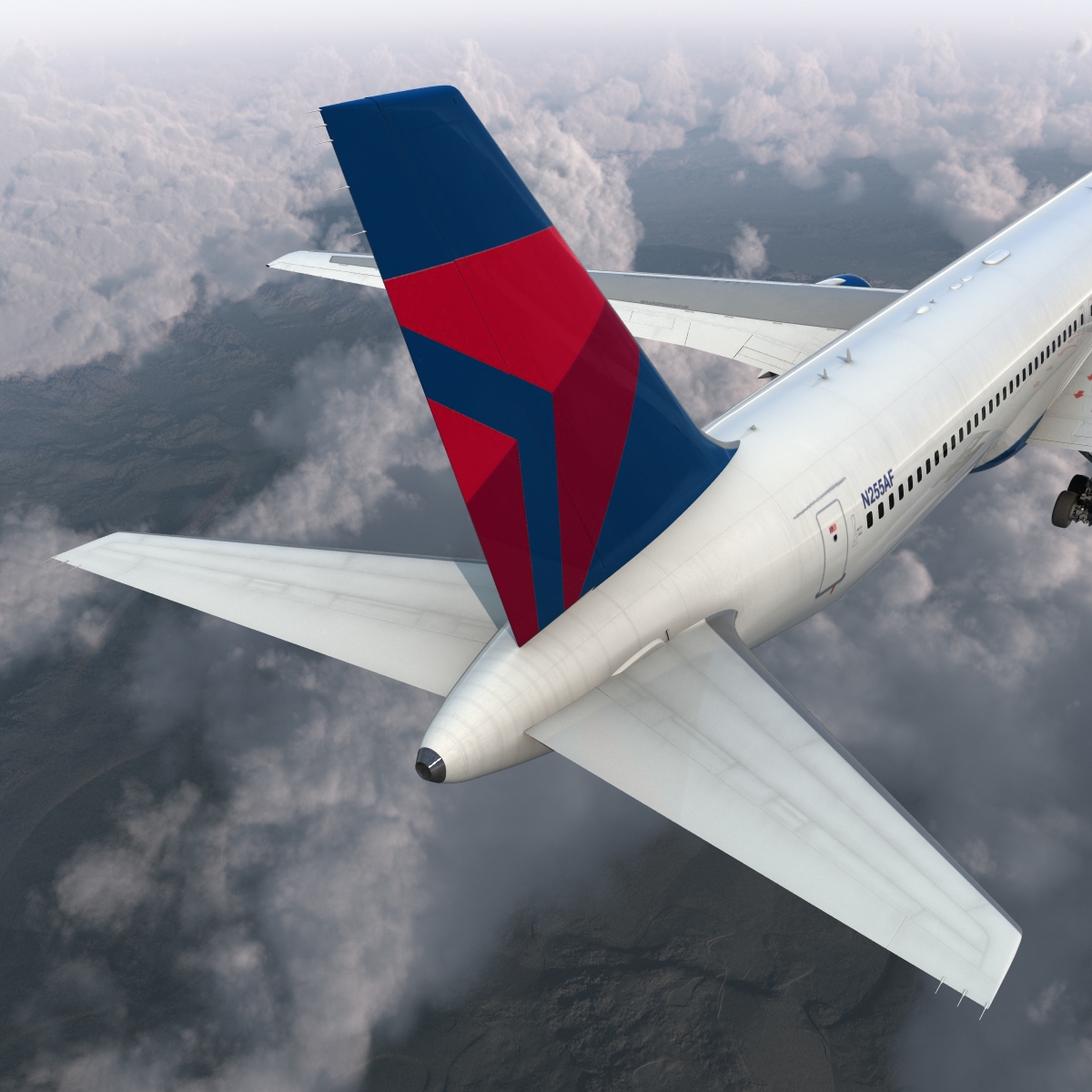 3D model Boeing 767 300 Delta Air Lines