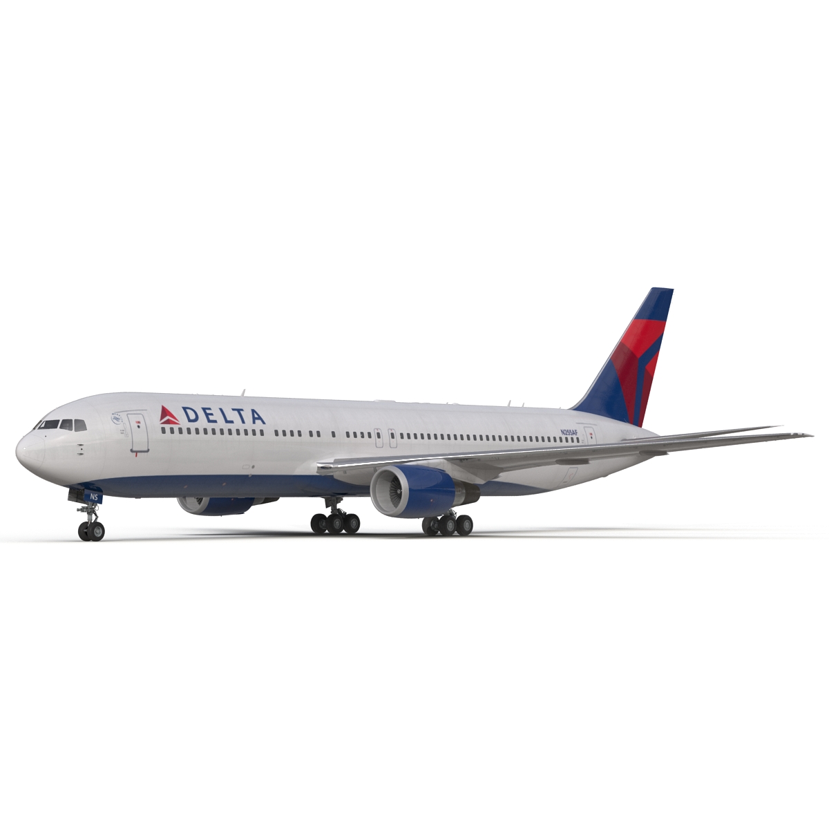 3D model Boeing 767 300 Delta Air Lines