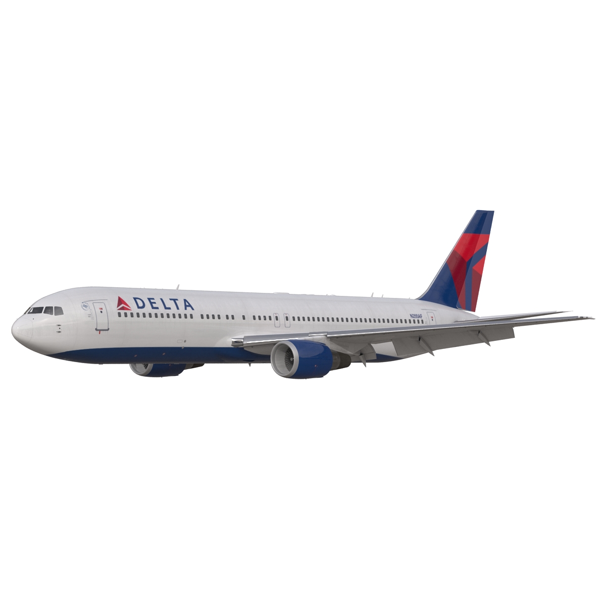 3D model Boeing 767 300 Delta Air Lines