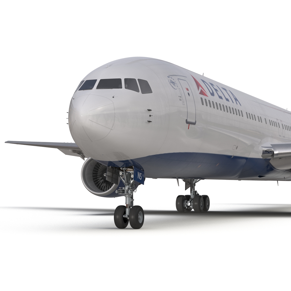 3D model Boeing 767 300 Delta Air Lines