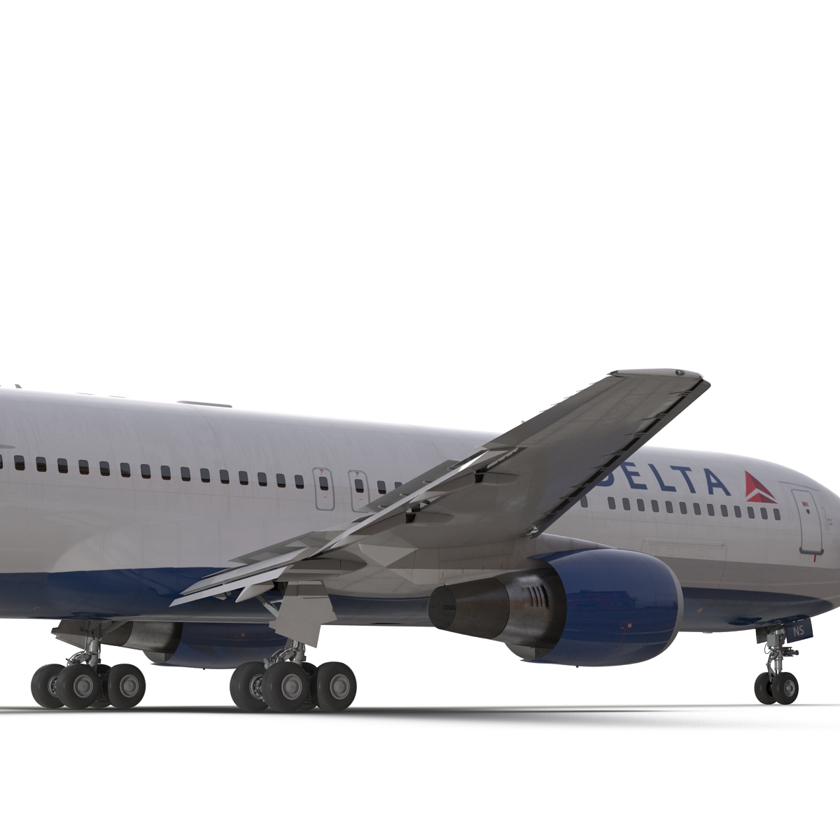 3D model Boeing 767 300 Delta Air Lines