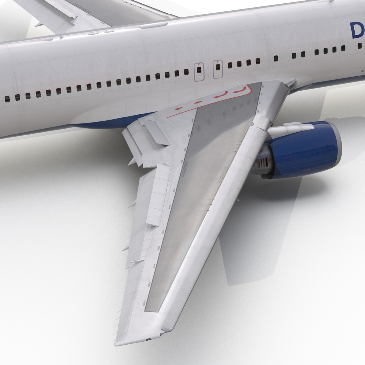 3D model Boeing 767 300 Delta Air Lines