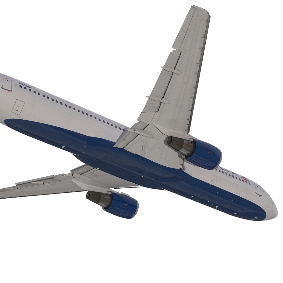 3D model Boeing 767 300 Delta Air Lines