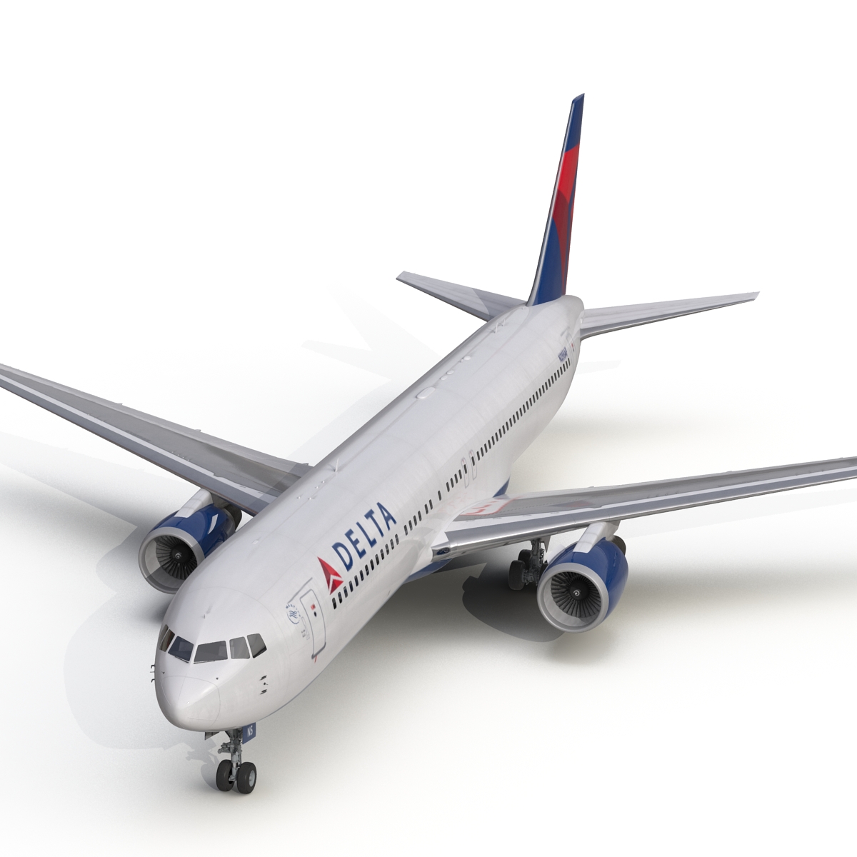 3D model Boeing 767 300 Delta Air Lines