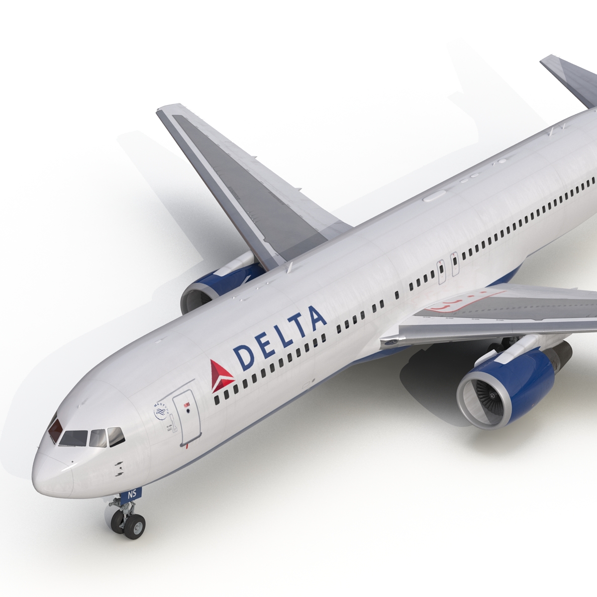 3D model Boeing 767 300 Delta Air Lines