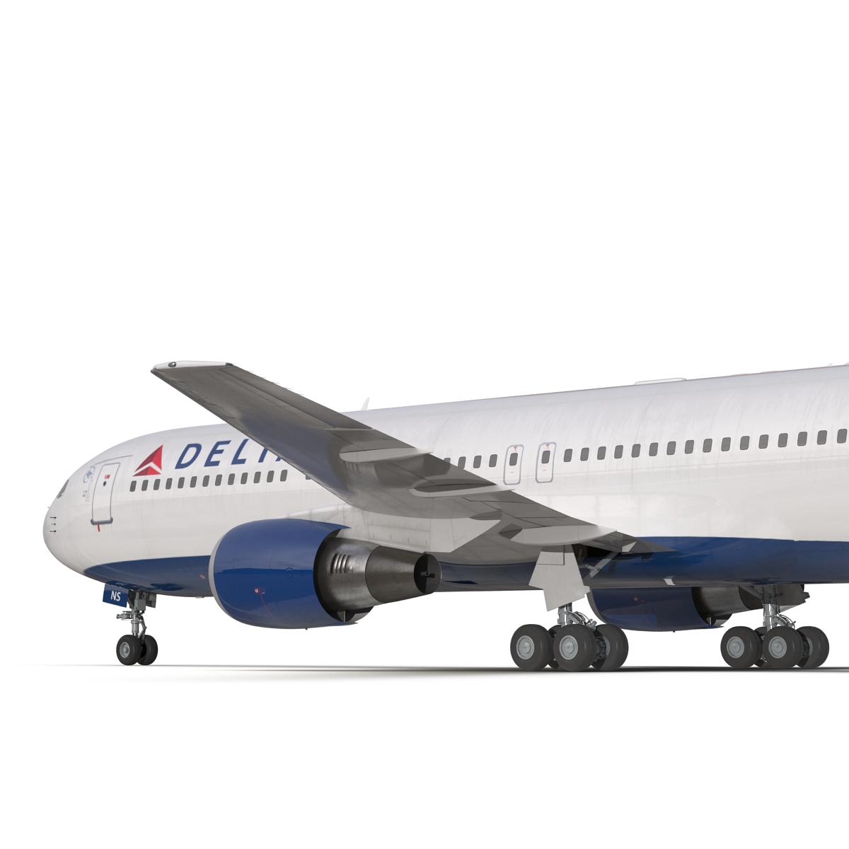 3D model Boeing 767 300 Delta Air Lines