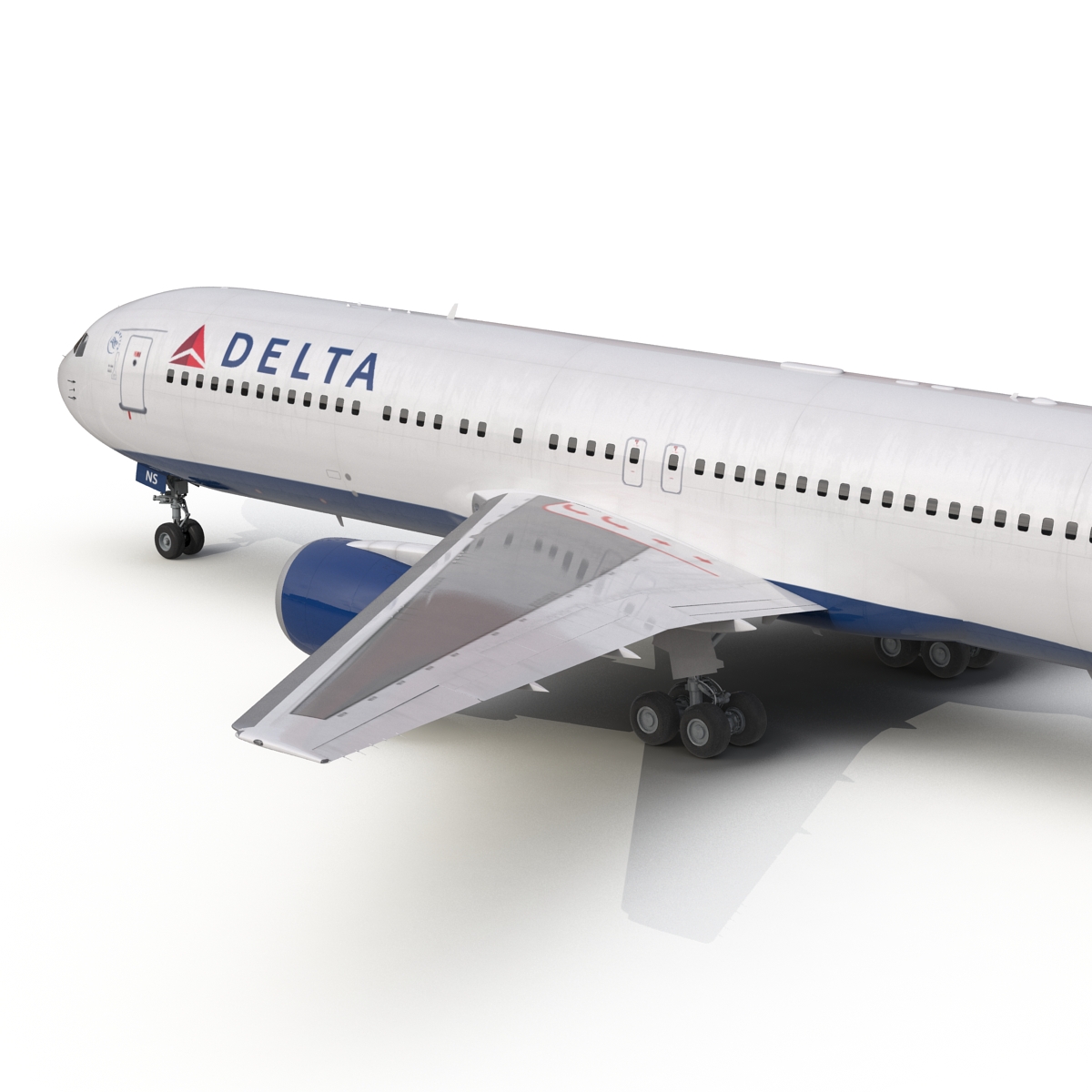 3D model Boeing 767 300 Delta Air Lines