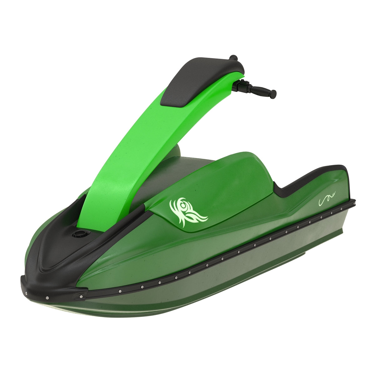 3D Sport Water Scooter Rigged Generic 2